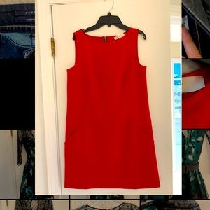 Ann Taylor Loft Red Dress